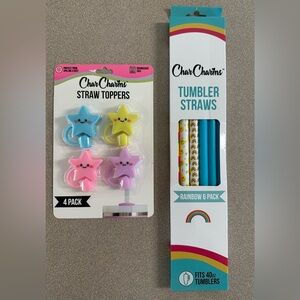 Tumbler Straws & Toppers bundle - NIP